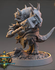 Zarnok Vigo - Goreborn of Carcass Hollow - 3d Printed Miniature sculpted by Daybreak Miniatures