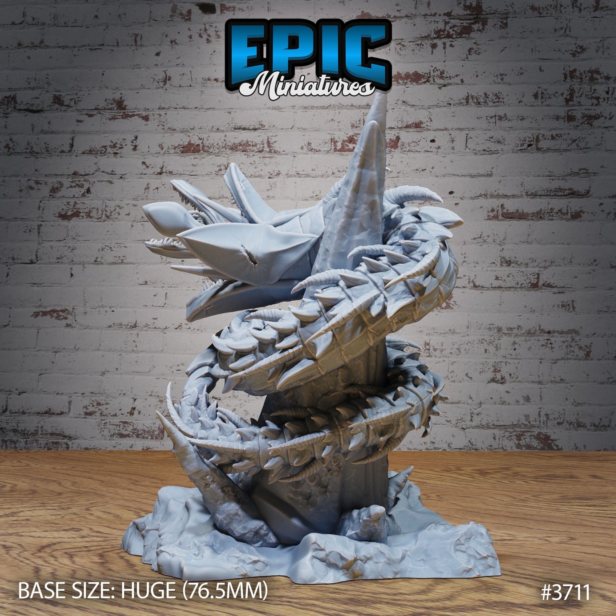 Dhole Worm - 3d Printed by Epic Miniatures