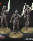 Mind Scourgers - 3d Printed Miniature by Crippled God Foundry