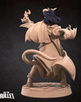 Tiefling Sorceress - 3d Printed Miniature by Bite the Bullet