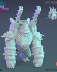 Giant Kong in Kaiju Buster Armor - 3d Printed by Invictus Miniatures