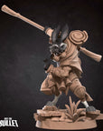 Harengon Monk - 3d Printed Miniature by Bite the Bullet