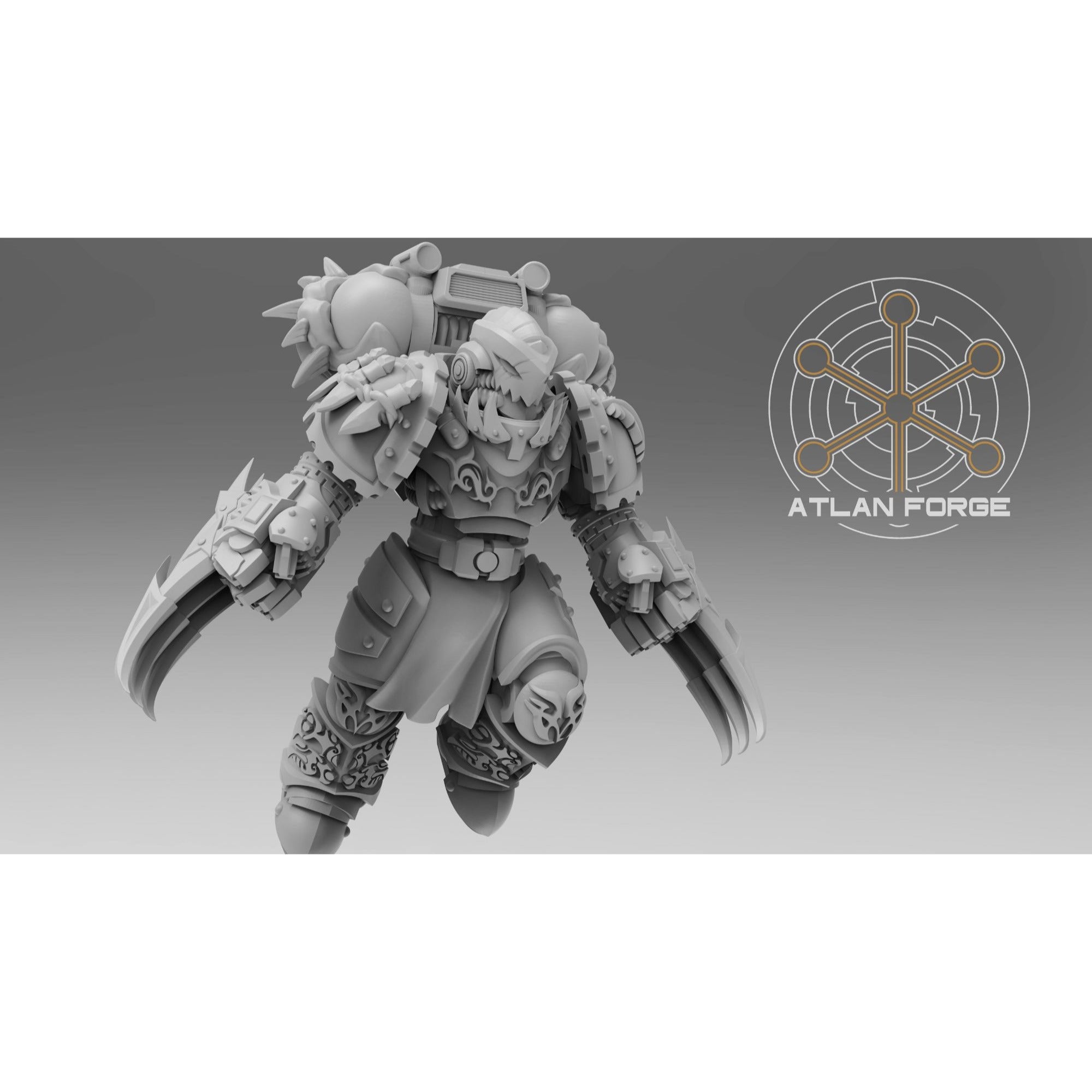 Wai Toa - Kaiwhakangau (Hunters) - 5 Model Modular Unit 3d Printed Sculpted by Atlan Forge