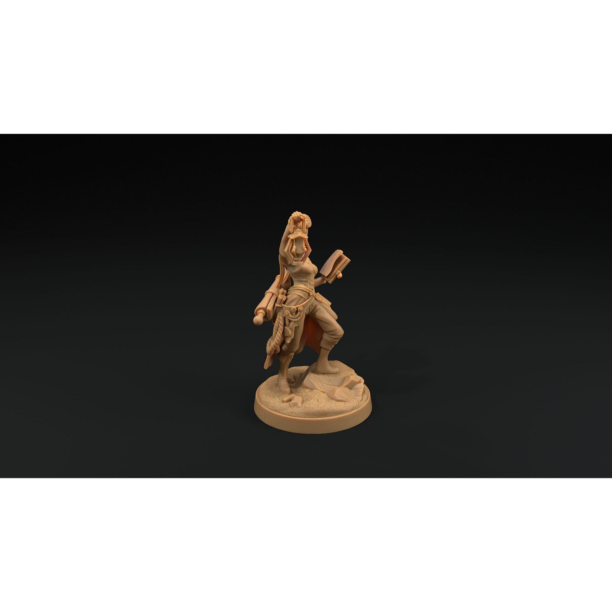 Lorolai, Dragonologist - 3d Printed Miniature by Dragon Trappers Lodge