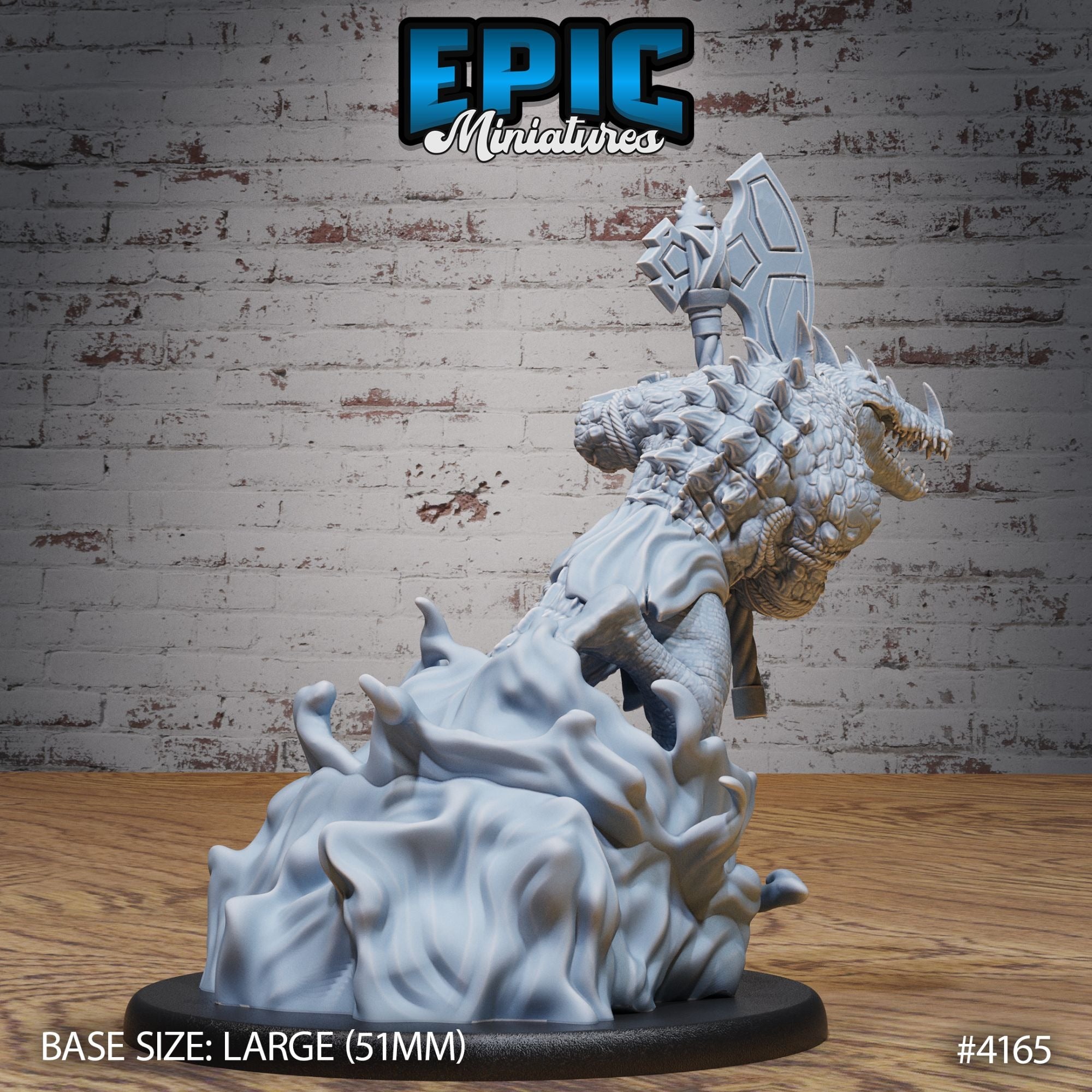 Crocodile Champion - 3d Printed by Epic Miniatures