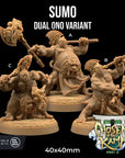 Sumo - Chosen of the Kami - 3d Printed Miniature by Dragon Trappers Lodge