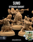 Sumo - Chosen of the Kami - 3d Printed Miniature by Dragon Trappers Lodge