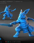 Usagi Scouts - Bushido Usagi - 3d Printed Miniature by Dragon Trappers Lodge