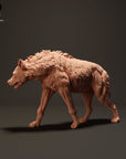 Spotted Hyenas - 3d Printed 1:24 Scale Miniature by Animal Den