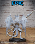 Draconic Demon Brass - 3d Printed Miniature Sculpted by Epic Miniatures