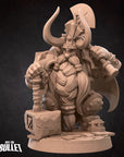 Dwarf King - 3d Printed Miniature by Bite the Bullet