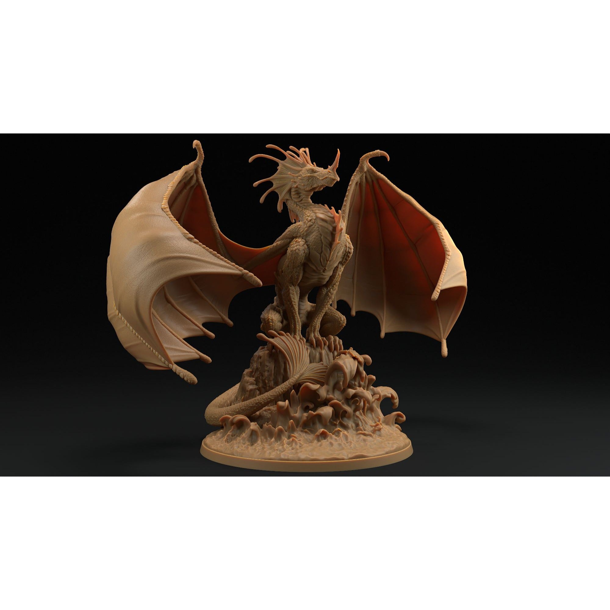 Vellithrax, the Tempest Tyrant - 3d Printed Miniature by Dragon Trappers Lodge