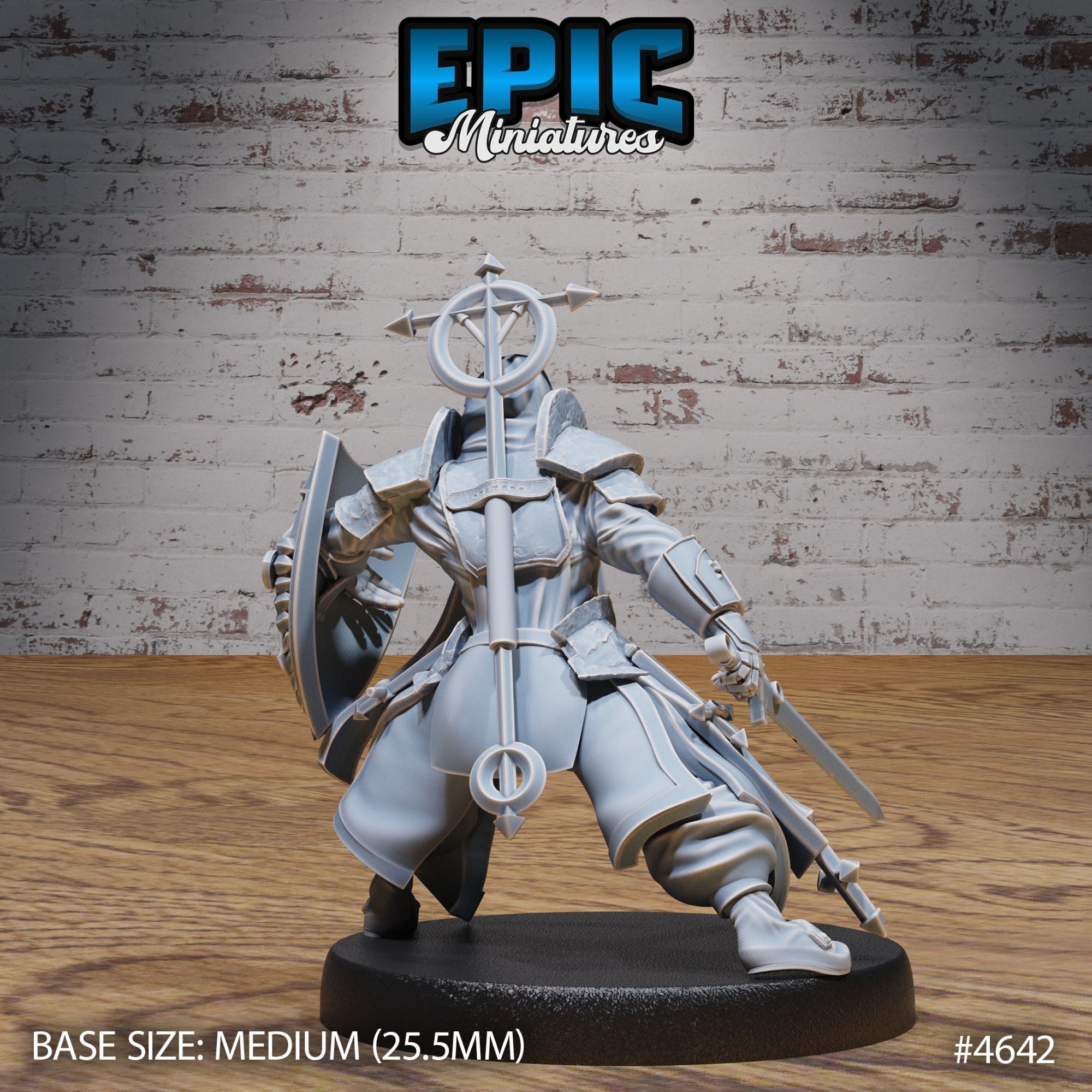 Inquisitor Knight - 3d Printed Miniature Sculpted by Epic Miniatures