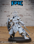 Inquisitor Knight - 3d Printed Miniature Sculpted by Epic Miniatures