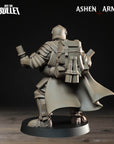 a toy figurine of a man with a gun
