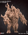 Flesh Golem - Bullet Hell Heroes - 3d Printed Miniature by Bite the Bullet