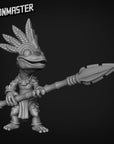 Gecko Warriors - 3d Printed Miniature by Goon Master Games