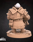 Dwarf Watchman - 3d Printed Miniature by Bite the Bullet