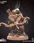 Harengon Ranger - 3d Printed Miniature by Bite the Bullet