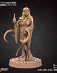 Gabriela, Lady of Light - Bullet Rings - 3d Printed Miniature by Bite the Bullet