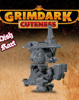 Dish Kart - 3d Printed Grimdark Cuteness Chibi Miniature