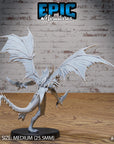 Draconic Demon Gold - 3d Printed Miniature Sculpted by Epic Miniatures