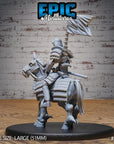 Eastern Skeleton Army Leader - 3d Printed by Epic Miniatures