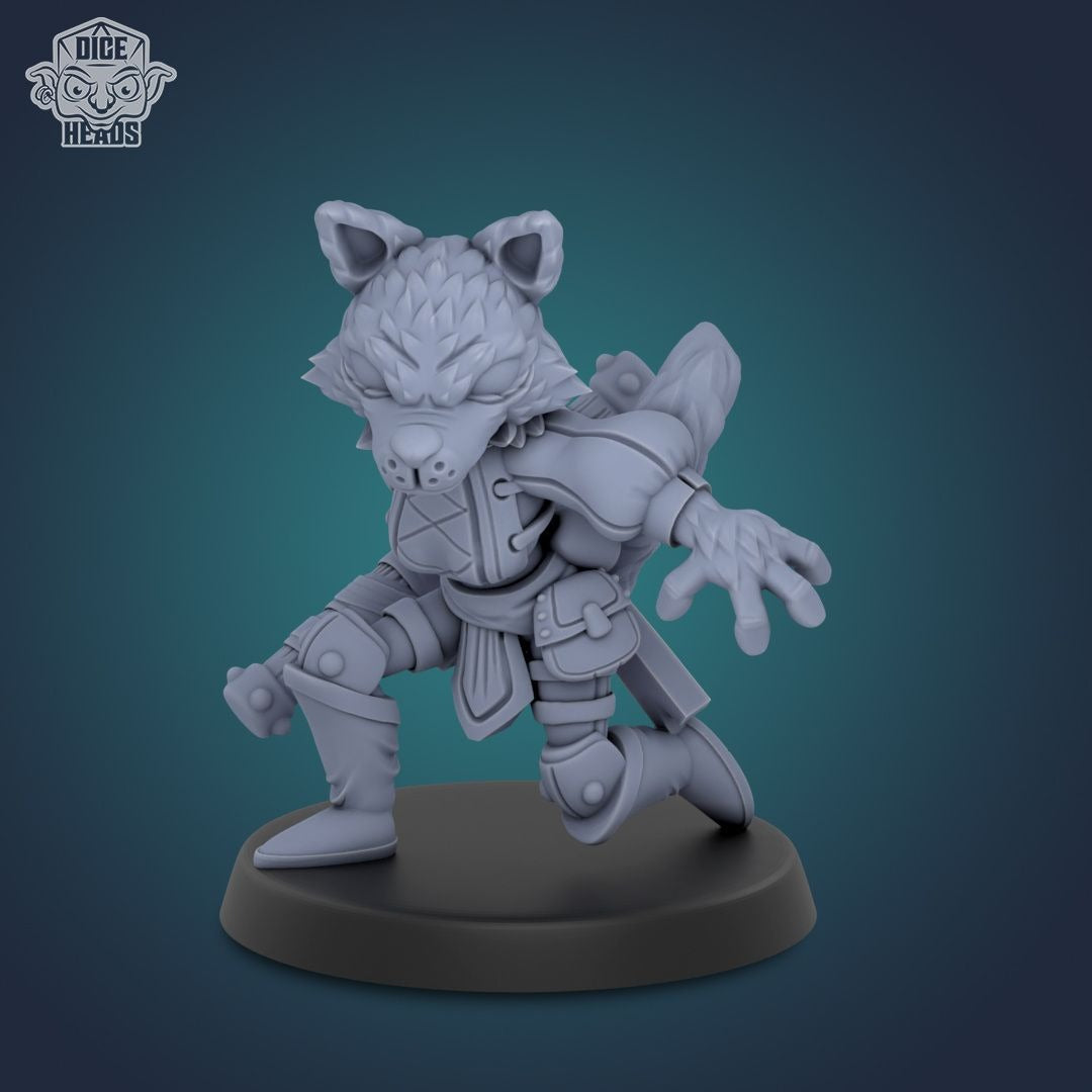 Wild Wolves Guild - 3d Printed Miniature by DiceHeads