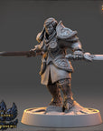 Clémence de l´Épée Brisée - Renegades of the Iron Phoenix - 3d Printed Miniature sculpted by Daybreak Miniatures