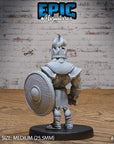 Torch Knight - 3d Printed Miniature Sculpted by Epic Miniatures