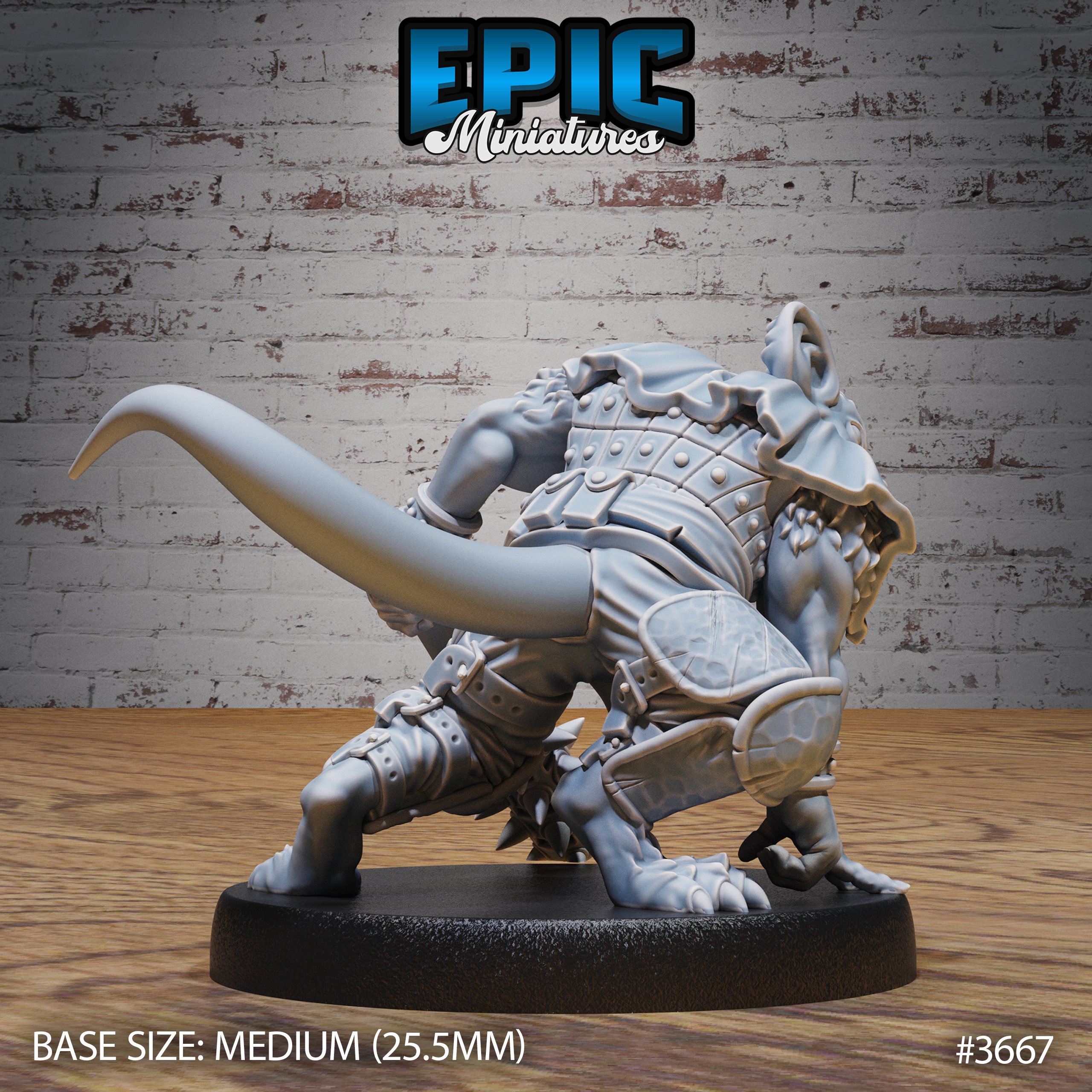 Mice Folk Raider - 3d Printed by Epic Miniatures