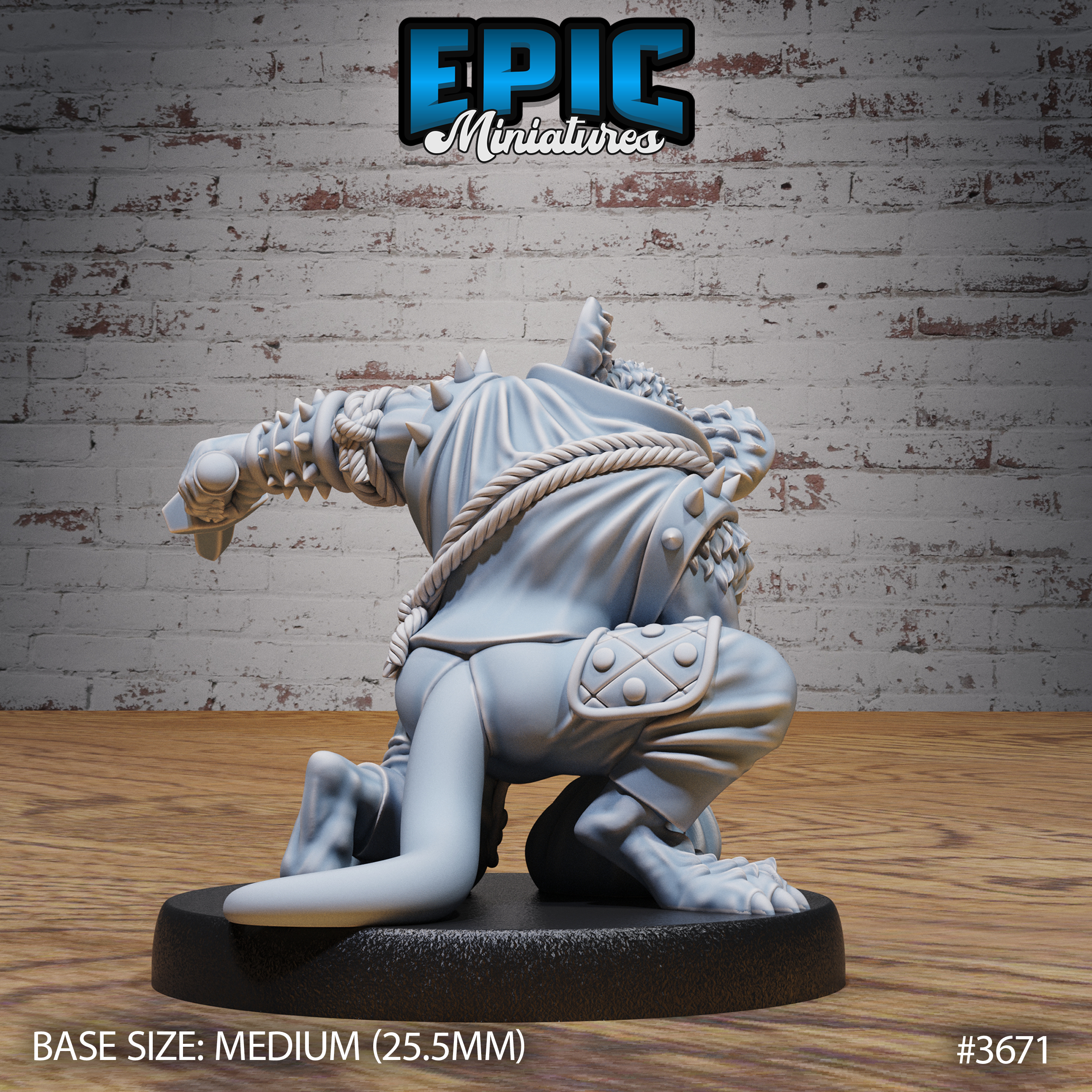 Mice Folk Raider - 3d Printed by Epic Miniatures