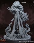 Witch-Queen Sulepesh - 3d Printed Miniature by Mammoth Factory