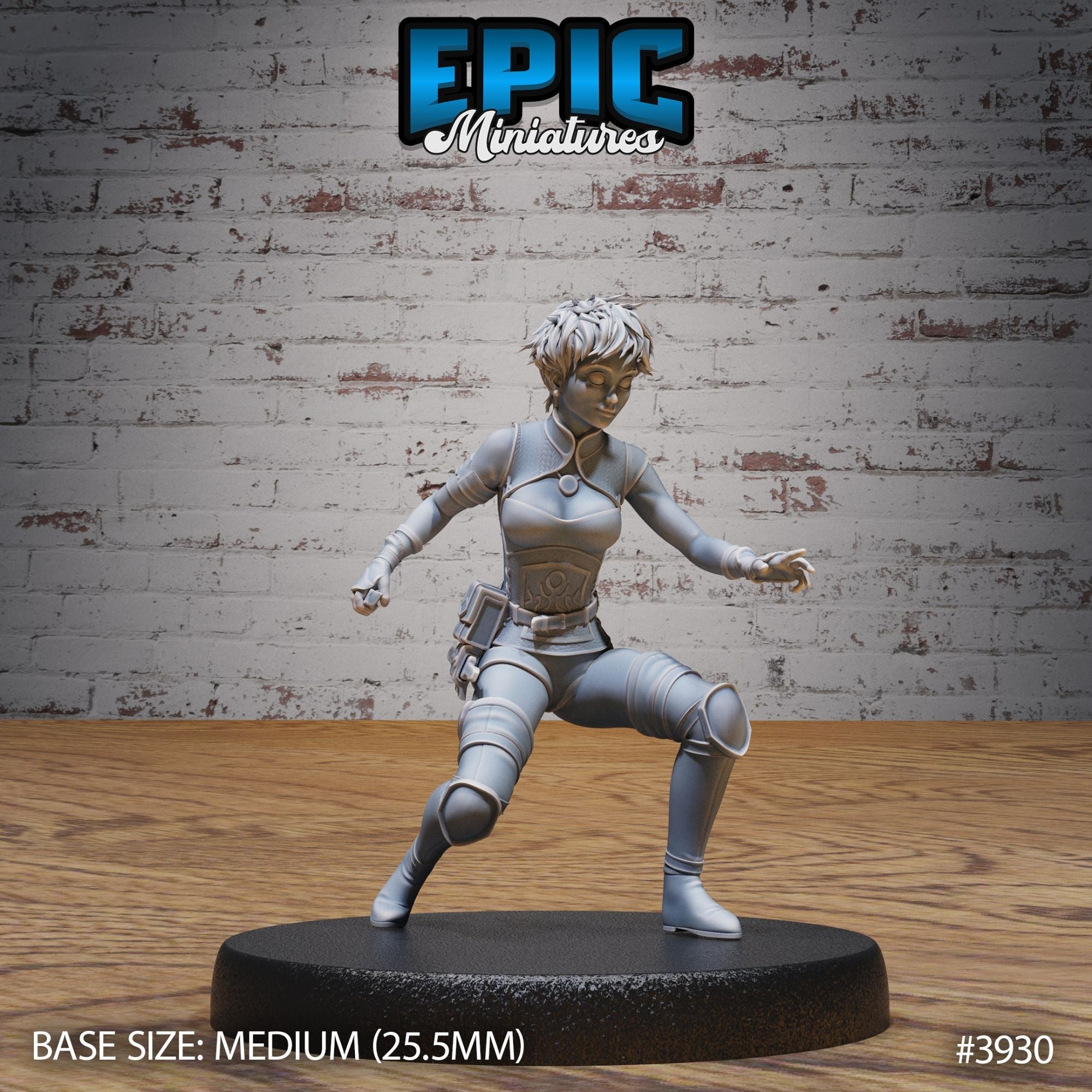 Rogue Novice Female - 3d Printed by Epic Miniatures