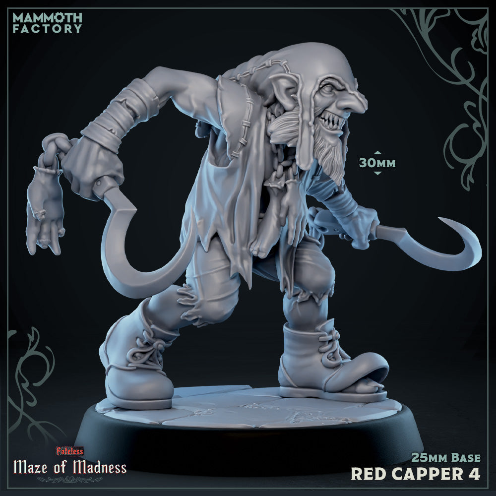 a plastic model of a demon with a long tail
