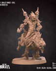 Orc Warg Riders - Bullet Rings: Evil- 3d Printed Miniature sculpted by Bite the Bullet