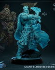 Giantblood Berserker - 3d Printed Miniature Sculpted by Mammoth Factory