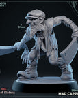 a statue of a man holding a knife