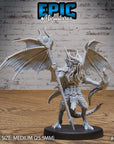 Draconic Demon Gold - 3d Printed Miniature Sculpted by Epic Miniatures