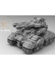 Smilodon Battle Tank - 27-Piece Modular Kit 3d Printed Sculpted by Atlan Forge