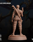 Human Gunslinger - Tomb of Extinction - 3d Printed Miniature by Arcane Minis