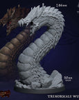 Tremorscale Wurm - 3d Printed Miniature by Mammoth Factory