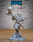 Dwarf Adventurer - 3d Printed by Epic Miniatures