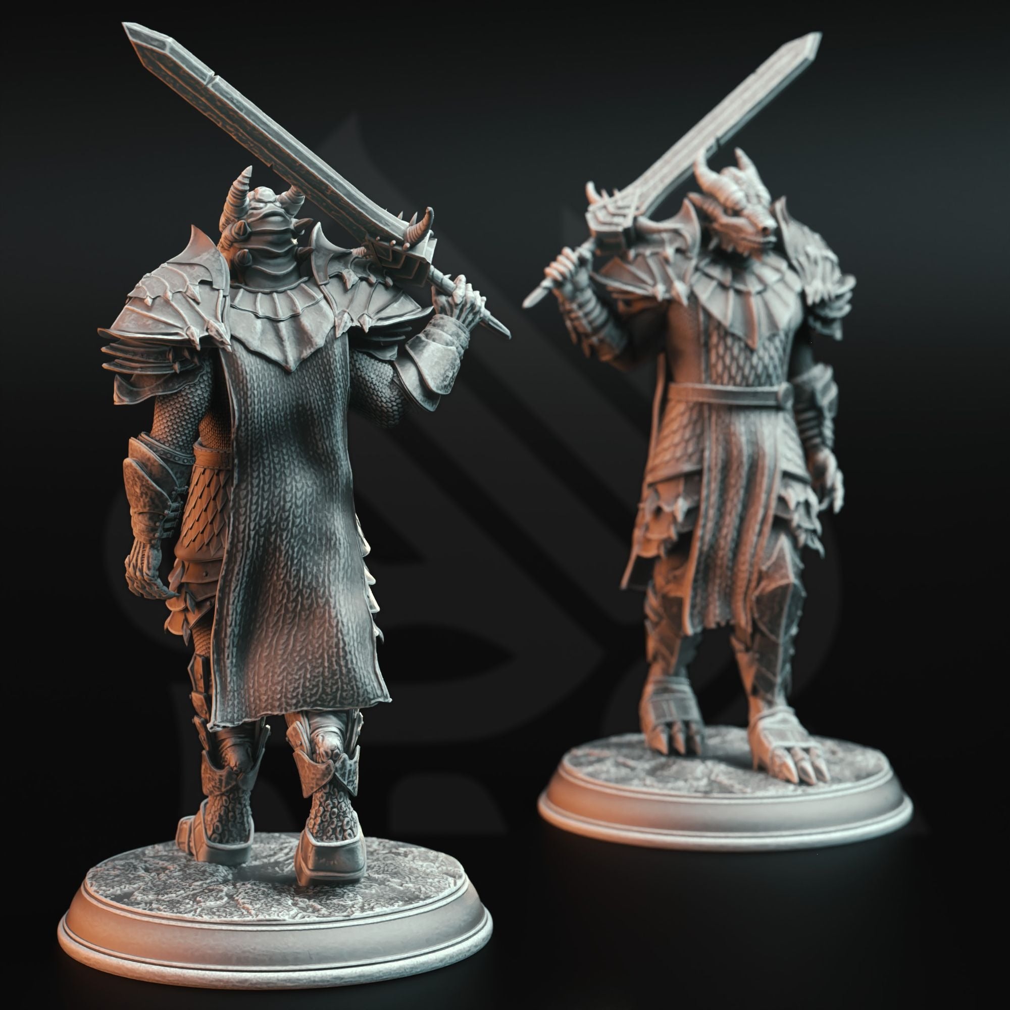 Knights of the Dragon - 3d Printed Miniature by DM Stash