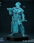 Clan Warrior - 3d Printed Miniature by Mammoth Factory