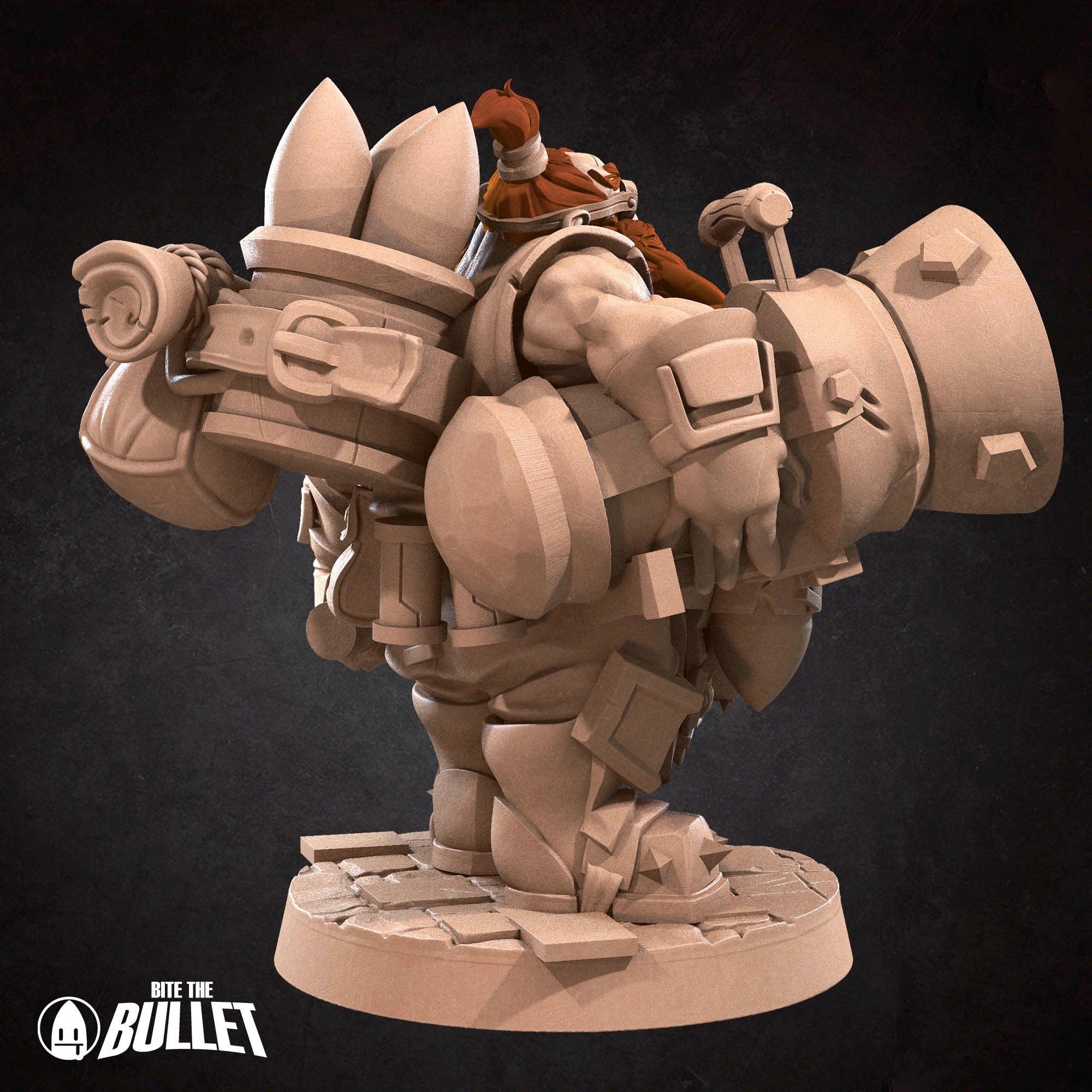 Dwarf Artillerist - 3d Printed Miniature by Bite the Bullet