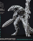 Shas'O the Shaman - Pangolin Anthro - 3d Printed Miniature by Printed Obsession