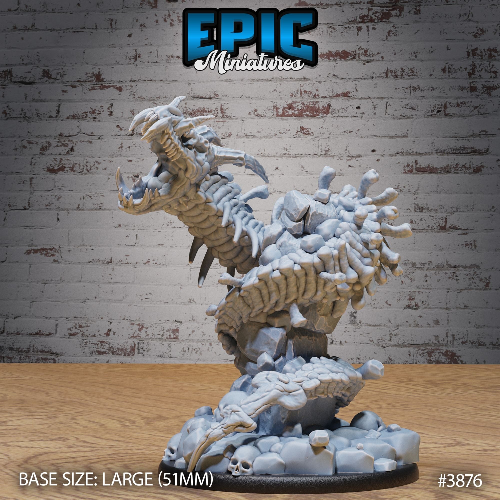 Bone Naga - 3d Printed by Epic Miniatures