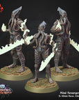 Mind Scourgers - 3d Printed Miniature by Crippled God Foundry