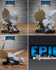 White Dragon Wyrmling - 3d Printed by Epic Miniatures